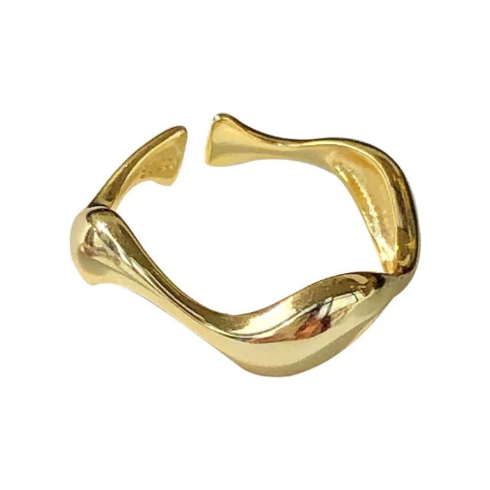 Gold Wave Ring